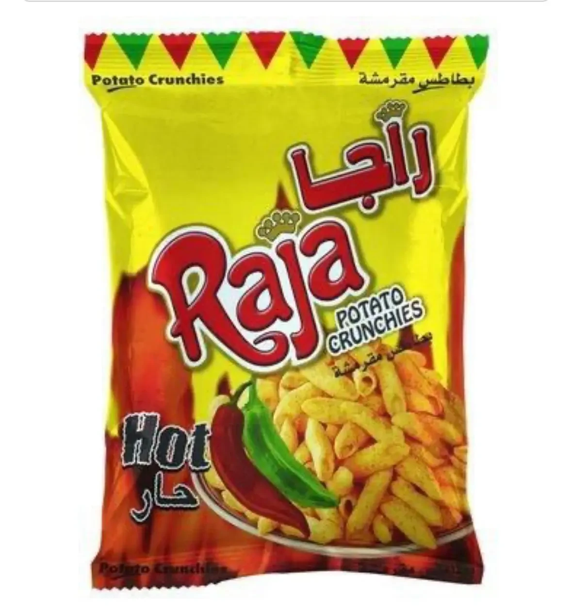 * بطاطس راجا حار 140 جرام