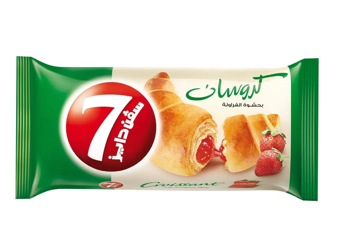 * سفن دايز كروسان الفراولة 55 جم