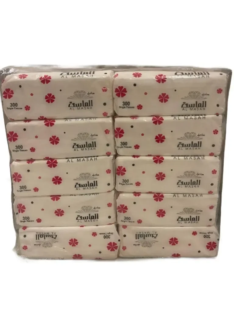 مناديل الماسة  300 مفرد 10عبوات