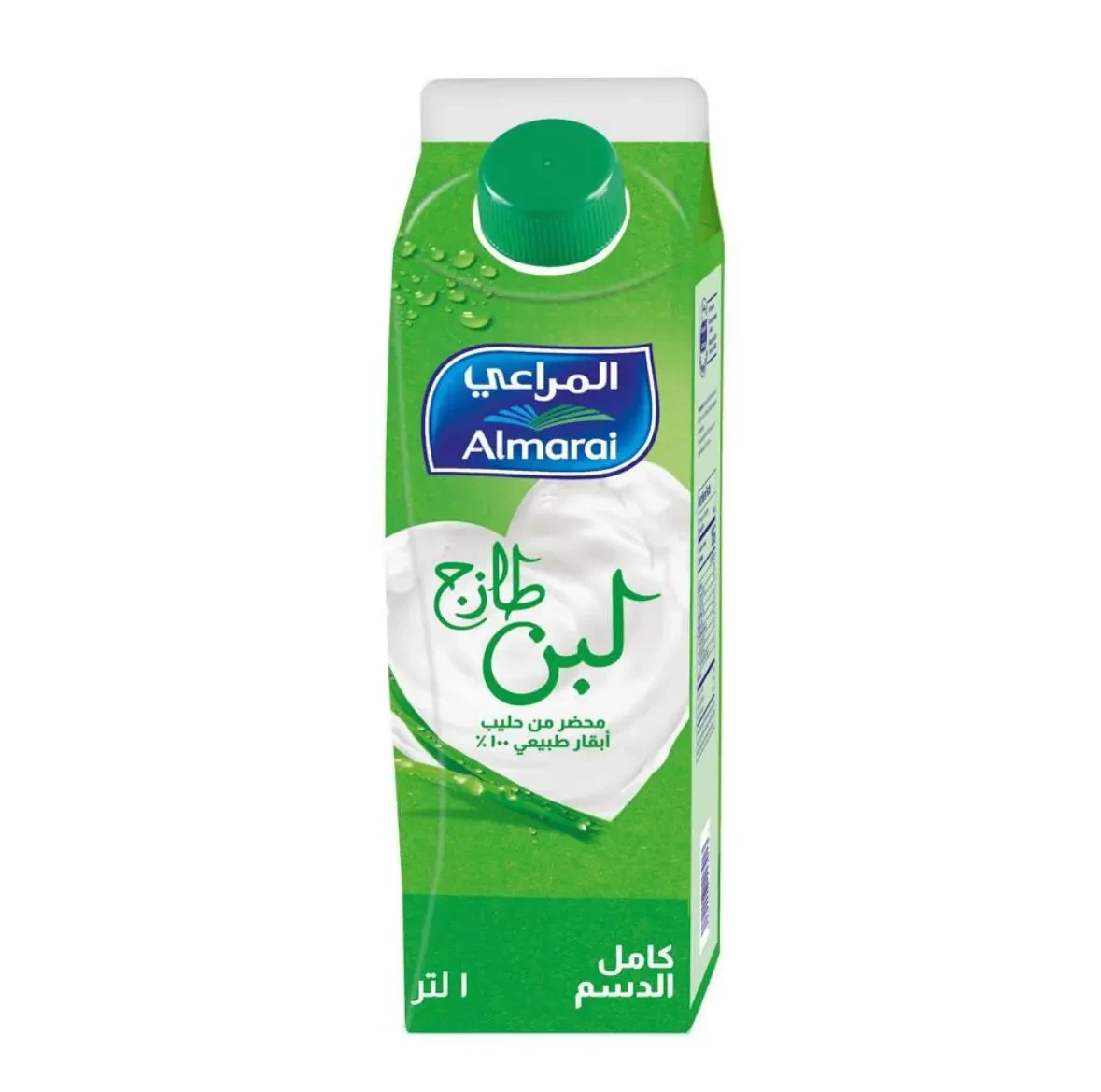 * المراعي لبن كامل الدسم 1 لتر