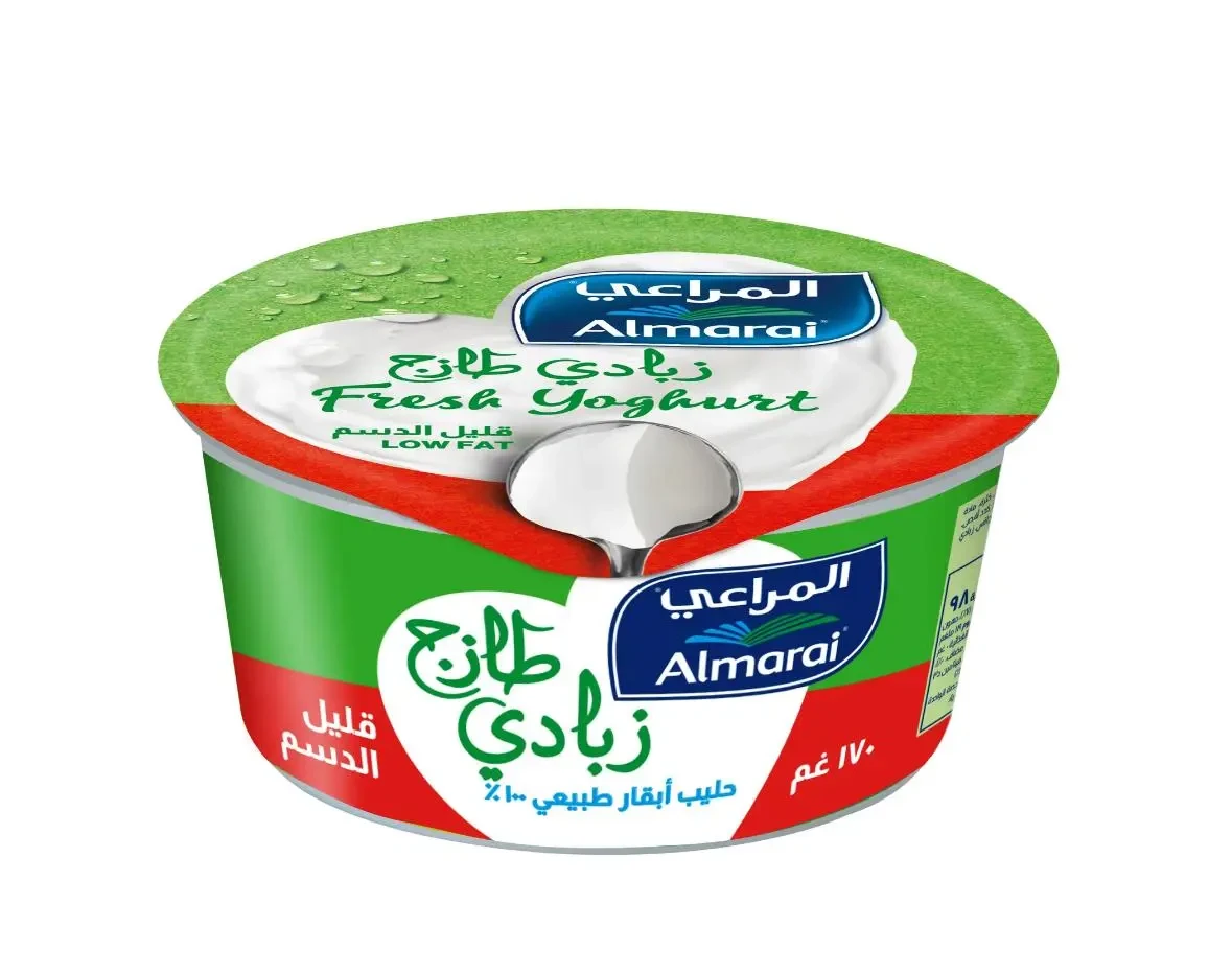 * المراعي زبادي قليل الدسم 170 جم