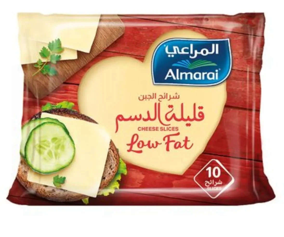 * المراعي جبنة شرائح قليلة الدسم 200 جرام