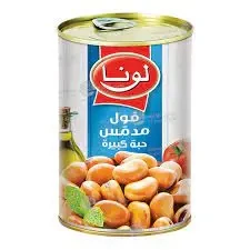 فول لونا  مدمس حبة كبيرة 380 قرام