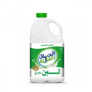 لبن الصافي كامل الدسم 1.5 لتر