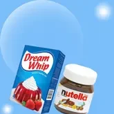 خليط الكيك والنوتيلا