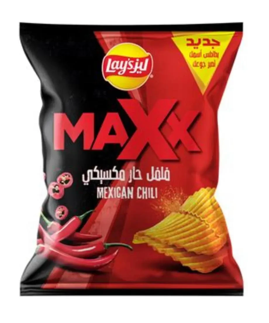 * ليز شيبس ماكس فلفل حار  160 جرام