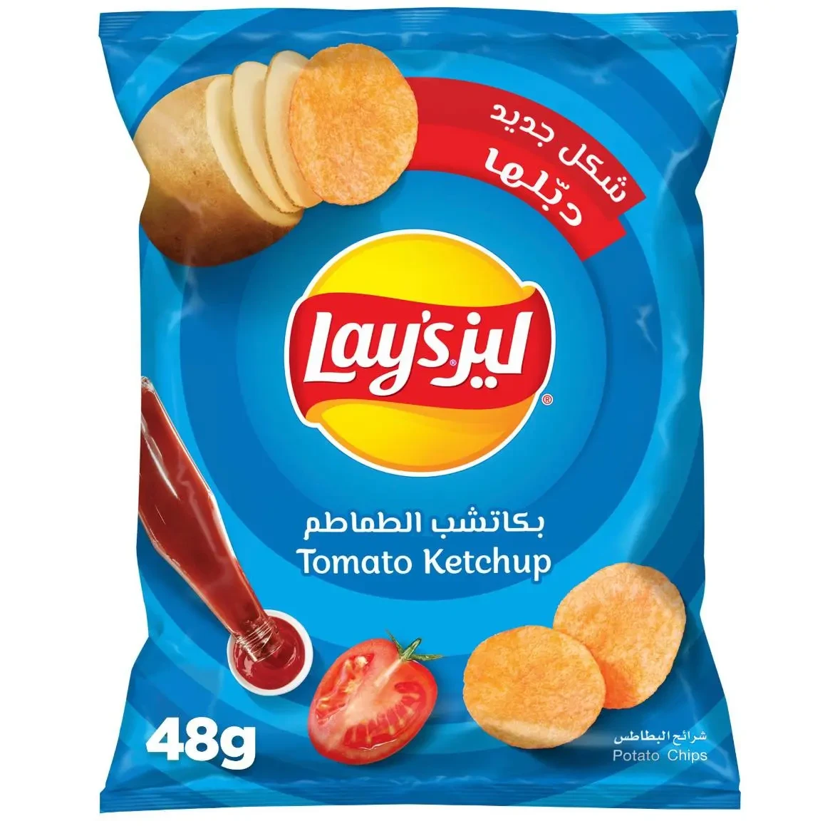 * ليز شيبس كاتشب صغير