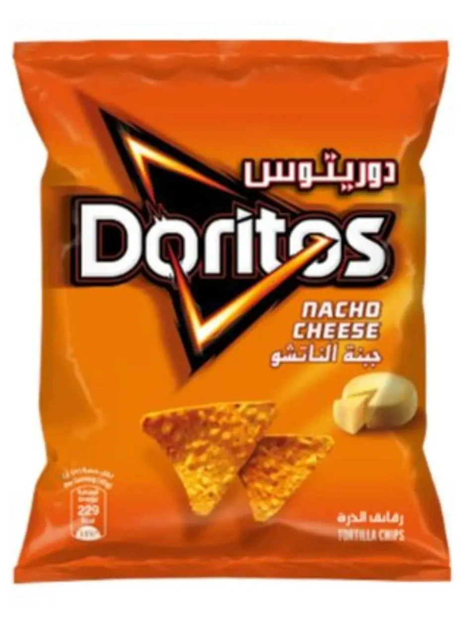 * دوريتوس بجبنة الناتشو وسط