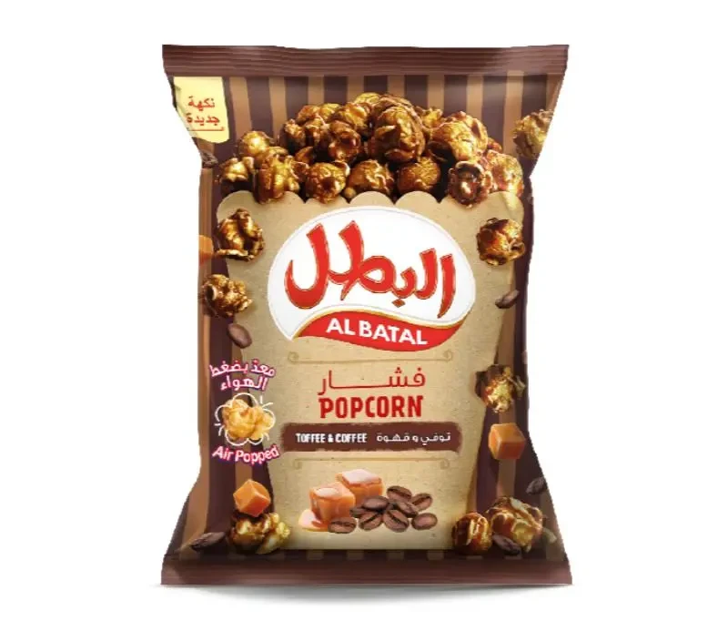 * البطل فشار بنكهة التوفي والقهوة 140 جرام