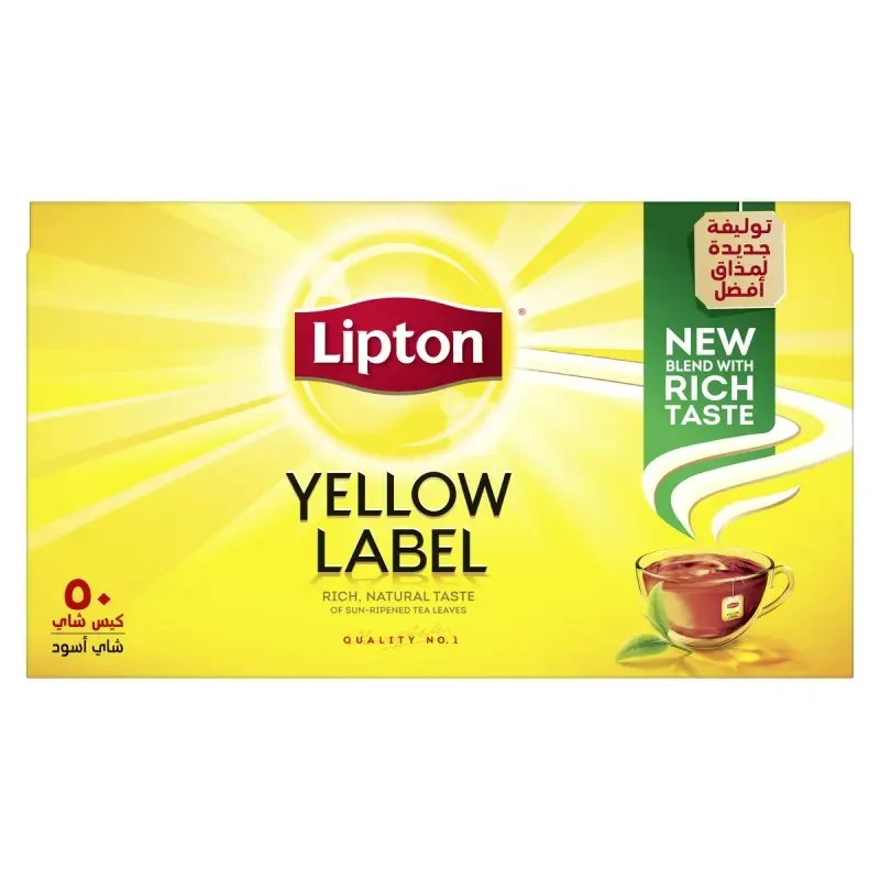 شاي اسود - ليبتون - 50 كيس